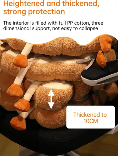Vista 3 de Cama para mascotas, cojín en forma de tostada, cojín para gatos elevado y grueso, cojín para gatos y perros, cojín creativo para gatos y perros