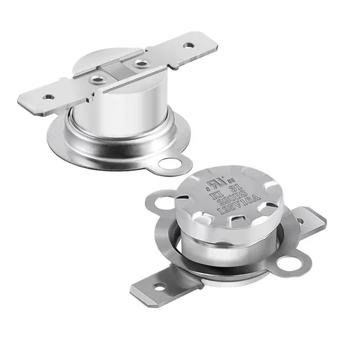 Vista 39 de UL/CUL KSD301 125V 16A Termostato, 32 °F/32°F Off NC AutoReset Normally Closed -10°C/14°F On Bimetal Thermostat for freezers, refrigerators