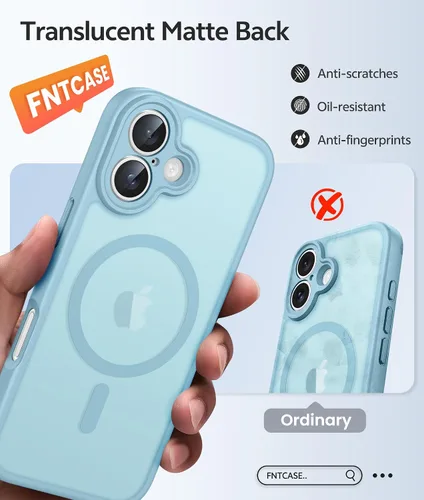Vista 253 de FNTCASE Funda para Motorola Moto G-Stylus-5G-2025: Funda magnética translúcida mate a prueba de golpes para Moto G Stylus 2026, funda protectora