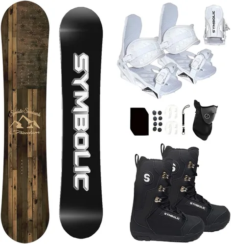 Vista 3 de Symbolic Freedom - Paquete de snowboard y fijaciones y botas para mujer