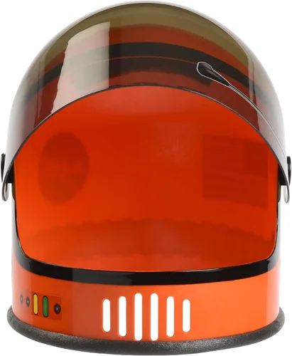 Vista 5 de Casco de astronauta juvenil con visera móvil SPIG9 de Aeromax. Naranja