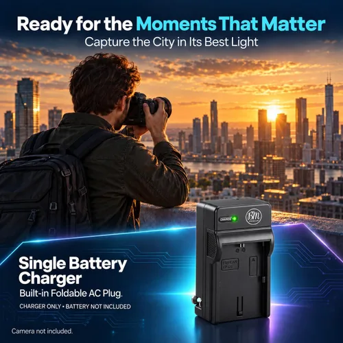 Vista 9 de BM Premium Cargador de batería LP-E6/E6N/E6NH/E6P para Canon EOS R/R5/R6/R6