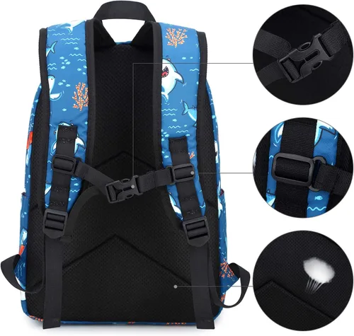 Vista 81 de CAMTOP - Conjunto de mochila y lonchera con estampados divertidos para niños de preescolar y primaria), Y0058-2