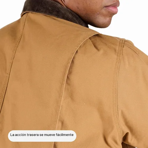 Vista 4 de Overol térmico para hombre de Berne Negro