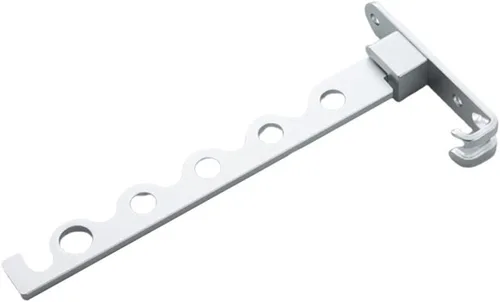 Vista 6 de Colgador de ropa plegable montado en la pared Perchero retráctil (D)
