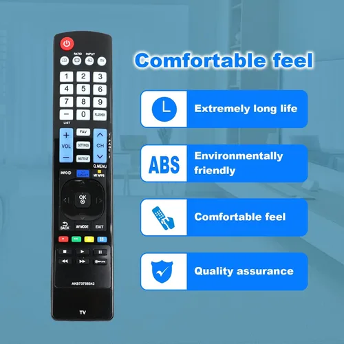 Vista 7 de AKB73756542 AKB73756567 Reemplazo remoto para LG Smart TV 32LN570B 32LN5750 39LN5700 42LN5700 47LN5600 47LN5700 47LN5710 50LN500 N5700 55LN5600UI