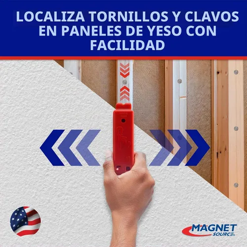 Vista 4 de Master Magnetics Buscador magnético de pernos con escudo – Tornillo para paneles de yeso y herramienta de detección de uñas – Fabricado con imanes