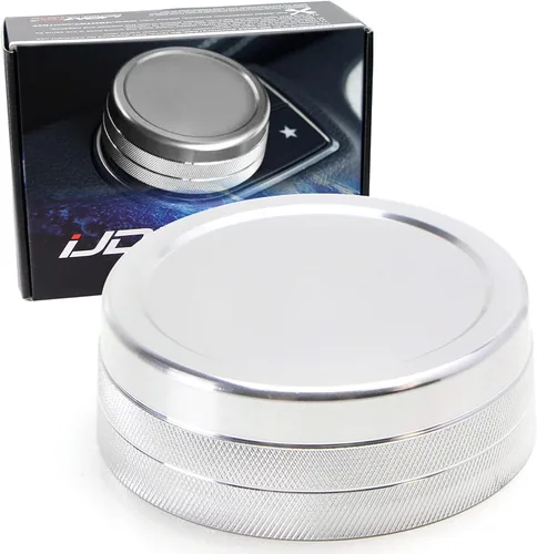 Vista 11 de iJDMTOY Cubierta de rueda de aluminio anodizado azul para consola central de control de mando compatible con Mercedes A B C E S CLA GLA GLK ML GL