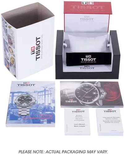 Vista 3 de Tissot T-Race Chrono - Caja de acero inoxidable de cuarzo 316L para hombre con revestimiento de PVD negro y oro rosa, correa de silicona suiza