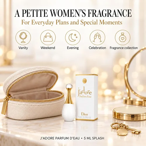 Vista 7 de Dior J'Adore Parfum D'eau - Mini perfume para mujer, tamaño de viaje