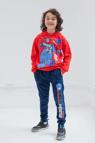 Vista 2 de Transformers Optimus Prime Bumblebee - Pantalones deportivos con capucha para niños pequeños a grandes