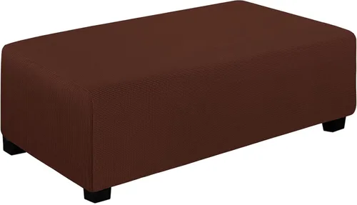 Vista 44 de Easy-Going Funda Elástica para Otomana Taburete de Almacenamiento Plegable Protector de Muebles Funda Rectangular Suave con Parte Inferior Elástica