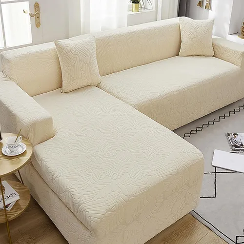 Vista 17 de Fundas elásticas para sofá modular, funda de sofá jacquard en forma de L, gruesa y antideslizante, protector de muebles, funda de sofá adecuada