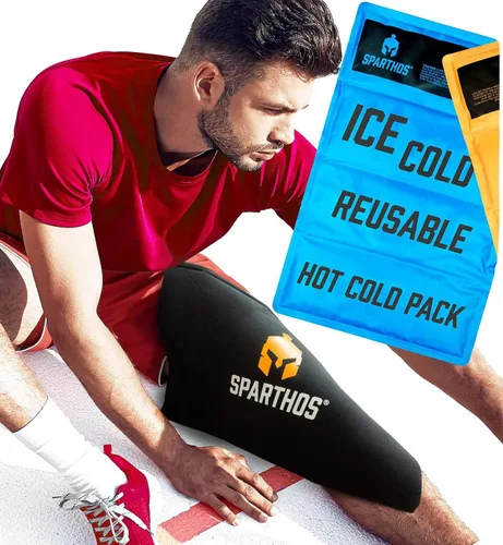 Vista 15 de Sparthos - Bolsas de hielo para lesiones (gel reutilizable en frío caliente)