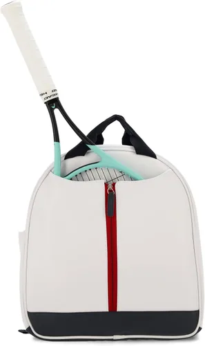 Vista 8 de AYRES Mochila de tenis – Amplia bolsa de tenis, pádel y pickleball para mujer Compartimento para raqueta de acceso rápido (para 2) Bolsa