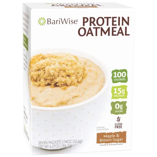 Vista 4 de BariWise Paquete de avena proteica, arce y azúcar morena y manzanas y canela