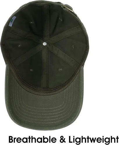 Vista 4 de Gorra de béisbol unisex de algodón liso en blanco para papá, ajustable, estilo vintage