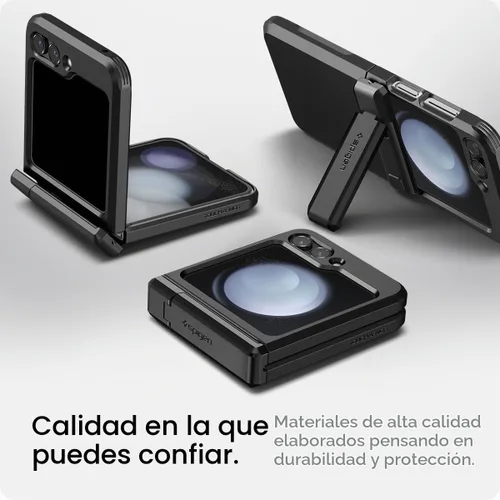 Vista 7 de Spigen Tough Armor Pro [protección de bisagra] diseñada para Galaxy Z Flip