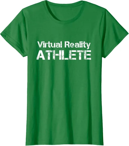 Vista 30 de Virtual Reality ATHLETE for VR Gamers Camiseta, Negro, S