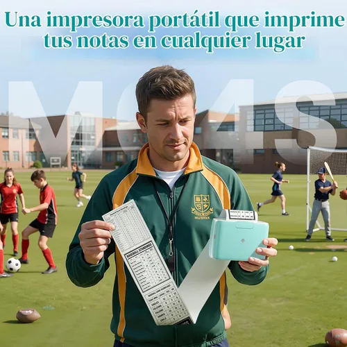 Vista 6 de Phomemo Impresora térmica de etiquetas adhesivas M04S, 300 DPI, impresión Verde