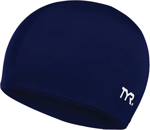 Vista 7 de TYR Adult Lycra Fiber Swim Cap - Lightweight Warm Water Recreational Cap