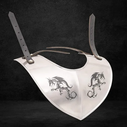 Vista 2 de Dragon Hunter - Armadura ajustable de acero medieval, Cromado