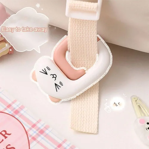 Vista 6 de Gancho para colgar bolsos, gancho plegable portátil para colgar bolsos, gancho de mesa para escritorio, debajo de la mesa, barra para colgar bolsos