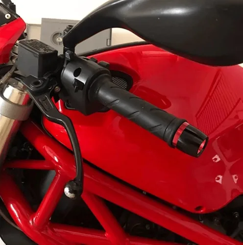 Vista 4 de Empuñaduras para manillar de motocicleta, tapón de extremo compatible con Suzuki GSX-S GSXS 125 150 750 1000/F/ABS GSX-S125 GSX-S750 GSX-S1000