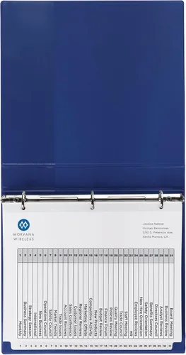 Vista 8 de Avery Divisores de enero a diciembre para carpetas de 3 anillos, 12 pestañas por juego, tabla de contenido personalizable, pestañas multicolor