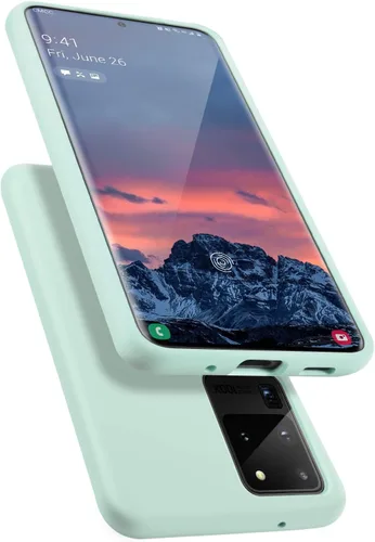 Vista 10 de Funda diseñada para Galaxy S20 Ultra/Galaxy S20 Ultra 5G, silicona Azul púrpura