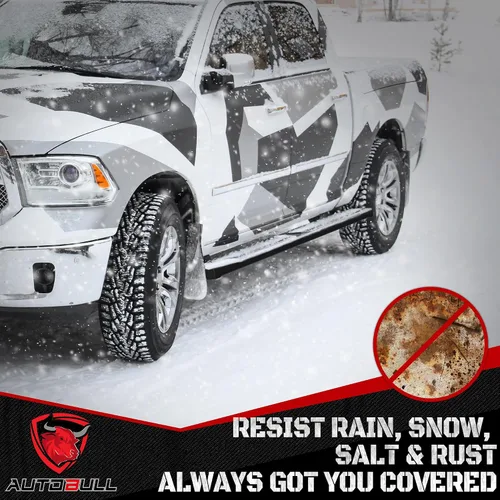 Vista 7 de Estribos de cabina doble compatibles con Dodge Ram 1500 2009-2018, Ram 2019-2024 1500 Classic (nuevo estilo de cuerpo no es compatible), Ram