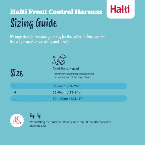 Vista 7 de Halti Arnés de control frontal tamaño mediano y correa de entrenamiento Halti tamaño grande, paquete combinado negro – evita que tu perro tire