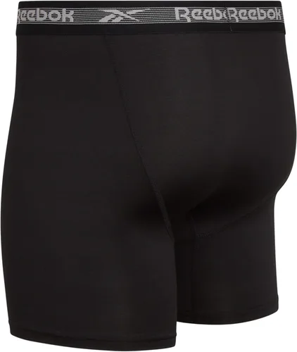 Vista 6 de Reebok Ropa interior activa para hombre - Calzoncillos bóxer de alto rendimiento (paquete de 4)