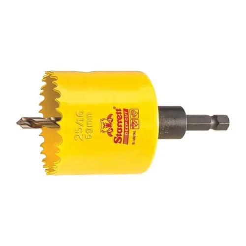 Vista 56 de Starrett LS - Corona perforadora HSS de corte profundo 1-7-8" (48mm) (DCH0178-G)