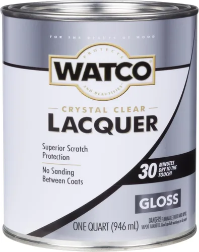 Vista 8 de Watco 333690 Acabado de madera transparente lacado, galón, transparente mate