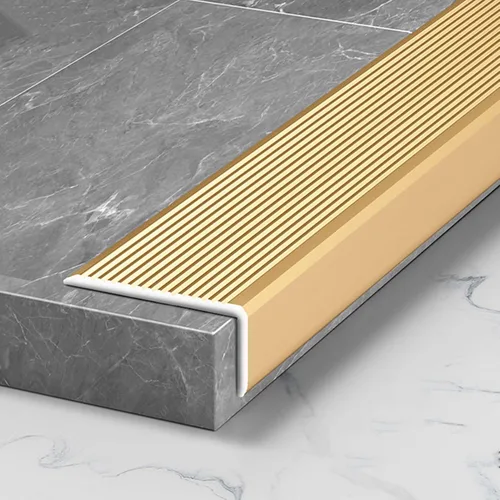 Vista 10 de ARCVOX Protector de borde de umbral en forma de L, tiras de transición para pisos resistentes a la suciedad, protector de borde de aluminio