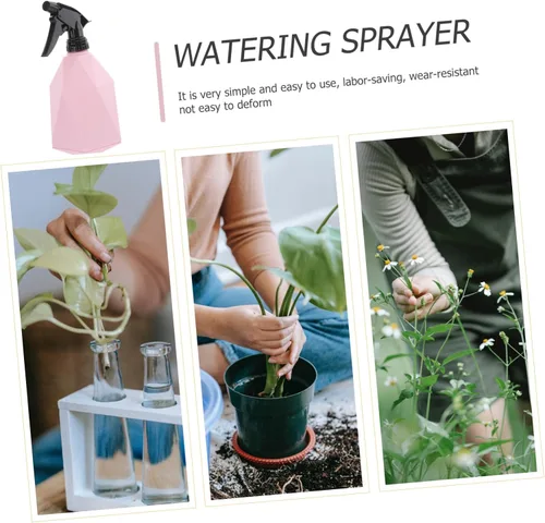 Vista 6 de GANAZONO 20.3 fl oz Mini Prensa de mano Regadera para plantas al aire libre Dispositivo de riego automático Botella de spray Hervidor de plástico
