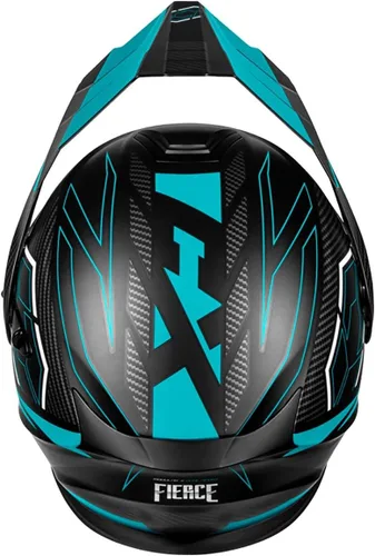 Vista 22 de Castle X CX950 V2 Fierce - Casco modular eléctrico para moto de nieve