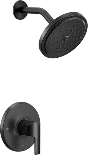 Vista 5 de Moen UTS3202BN Doux M-CORE 3-Series - Juego de molduras de ducha con 1 mango, requiere válvula, níquel cepillado
