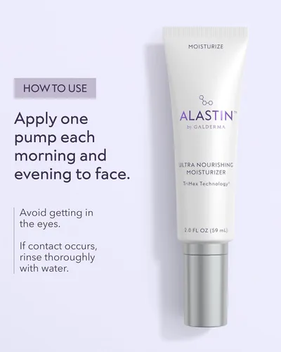 Vista 6 de ALASTIN Skincare Crema hidratante facial ultra nutritiva (2 onzas) Loción hidratante diaria para piel seca Apoya la producción de colágeno
