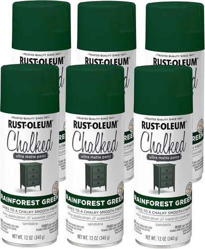Vista 33 de Rust-Oleum 302592 - Pintura a la tiza en aerosol ultramate de 12 onzas (paquete de 1), color gris envejecido