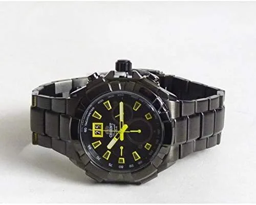 Vista 7 de Orient FTV00007B0 - Reloj cronógrafo de cuarzo con correa de acero inoxidable para hombre
