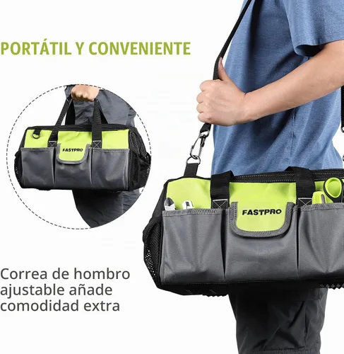 Vista 5 de FASTPRO Bolsa de herramientas de 16 pulgadas, bolsa de almacenamiento
