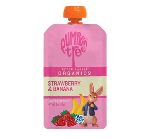 Vista 7 de Peter Rabbit Organics Puré de Frutas Manzana Uva, 4 oz