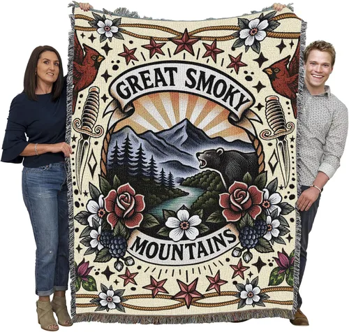 Vista 61 de Pure Country Weavers Manta del Parque Nacional Acadia, manta de tapiz de algodón para regalo, fabricada en los Estados Unidos, 72 x 54 pulgadas