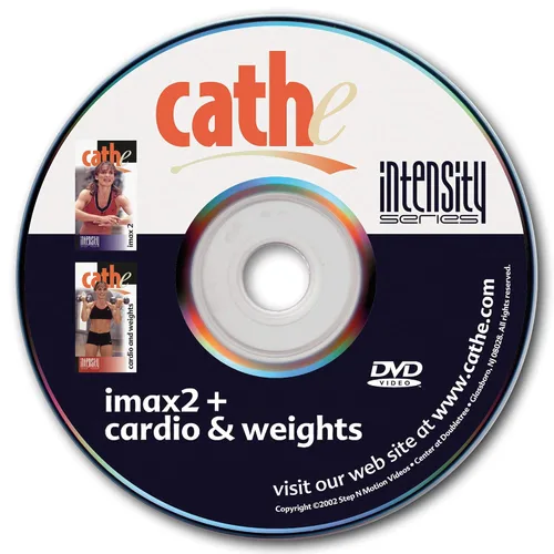 Vista 3 de Cathe Friedrichs Imax 2 Step Aerobics Workout and Cardio Weights Aerobic Step DVD Workout For Women - Two Cardio Step Workouts On The Same Exercise