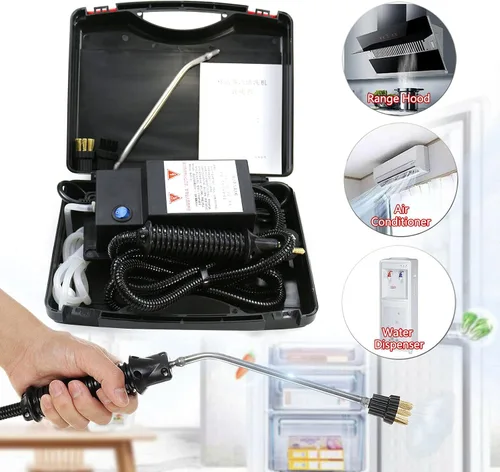 Vista 4 de Gdrasuya10 1700W 110V Limpiador de vapor de alta temperatura de mano Máquina de limpieza de alta presión Máquina de limpieza de alta presión