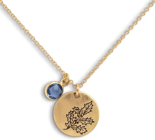 Vista 3 de DEMDACO - Collar de metal chapado en oro con piedra natal de mes