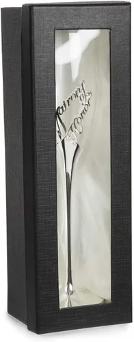 Vista 5 de Pavilion Gift Company Glorious Occasions: Matron of Honor Wedding Toast - Flauta de copa de champán, 8 onzas, color plateado
