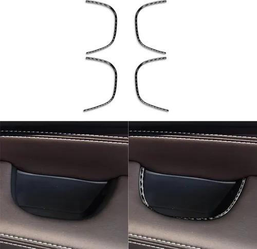 Vista 10 de Adhesivo decorativo de fibra de carbono suave para el interior del automóvil, velocímetro de control central, compatible con Nissan 370Z Z34 2019